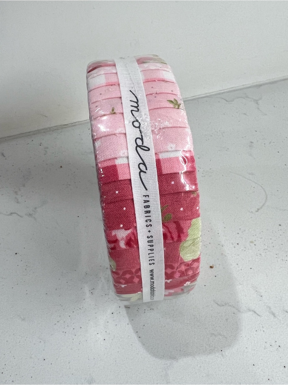 Moda Pink & Rose Floral Jelly Roll Bundle